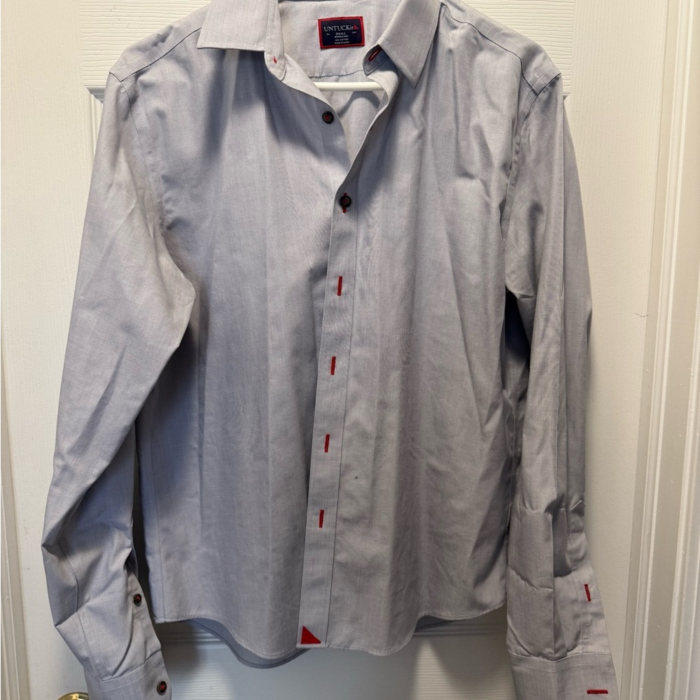 Untuckit Men's Gray Shirt
